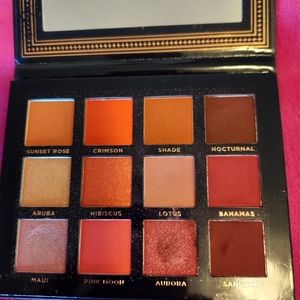 Only a couple of colors touched with fingertips